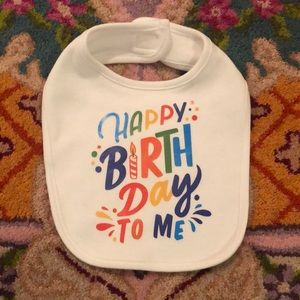 Happy Birthday To Me Bib